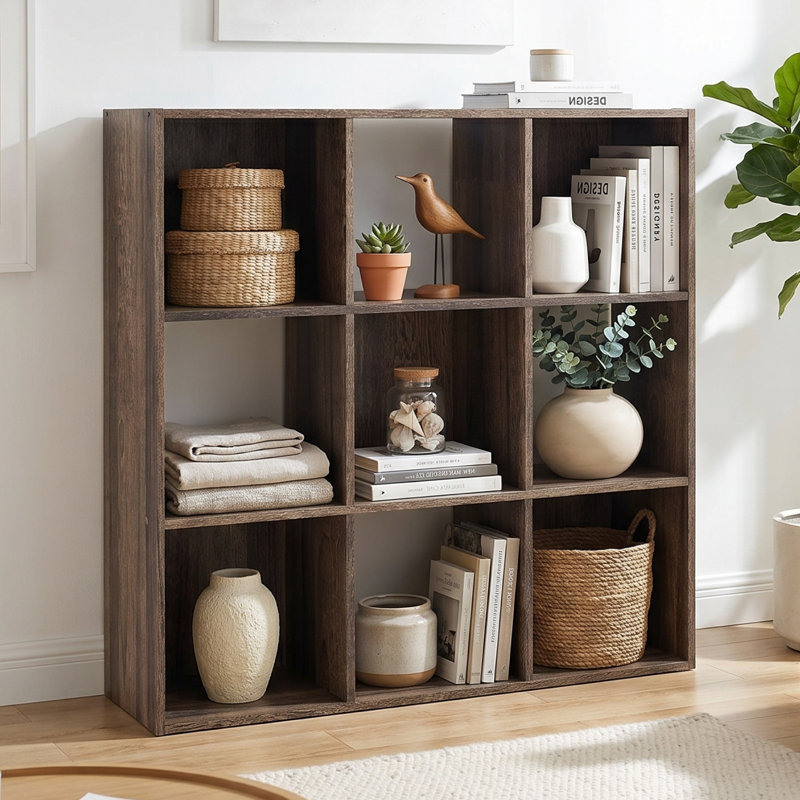 Organisateur 9 cubes, (3 tablettes) H 35,43 po x l 35,35 po x P 11,81 po