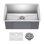 Évier de cuisine Undermount en acier inoxydable de calibre 16 KRAUS Standart PRO™
