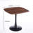 Space-saving Dining Table Sets, Black Mdf And Metal, Modern Kitchen