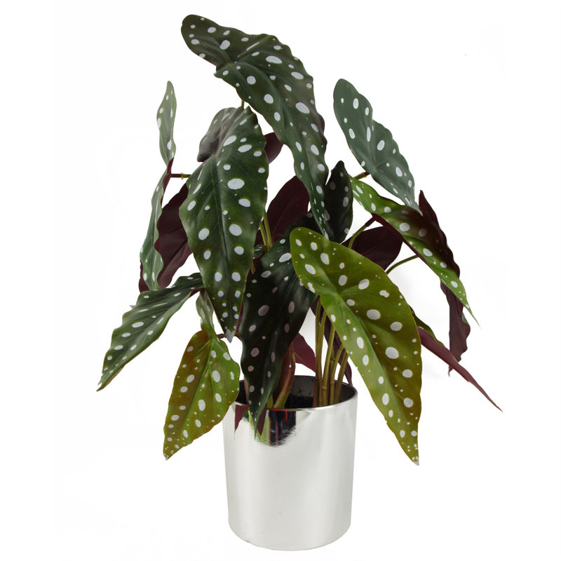 40cm Faux Plant in Metal Planter