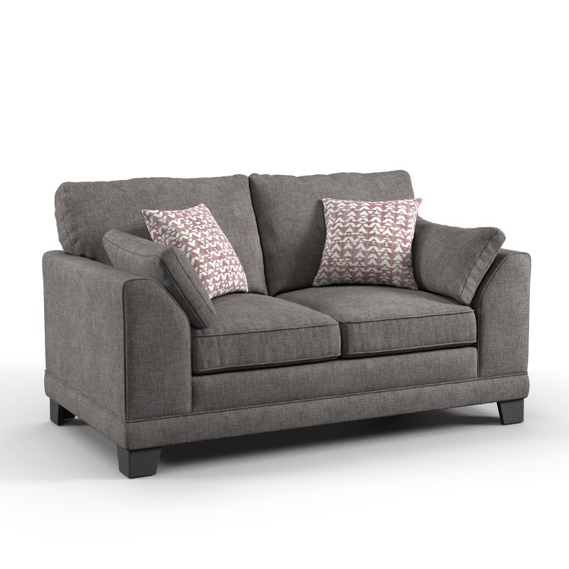 Matheus 2 Seater Sofa, Charcoal