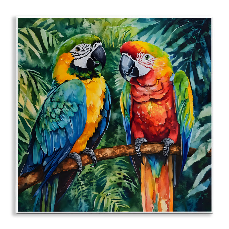 Parrot Conversation Perch Wall Plaque, design by LSR Design Studio