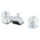 Americana Widespread Bathroom Faucet with Drain Assembly