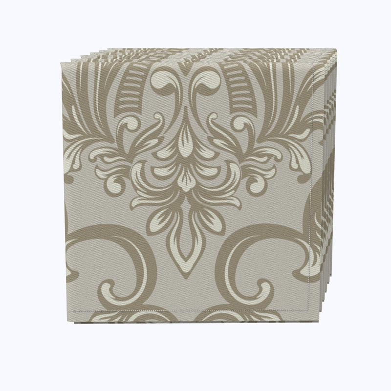 Carnalbanagh 100% Cotton Abstract Square Napkin