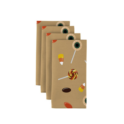 London Polyester Abstract Square Napkin