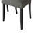 Black Wooden Dining Chair With Linen Cover-1465499064
