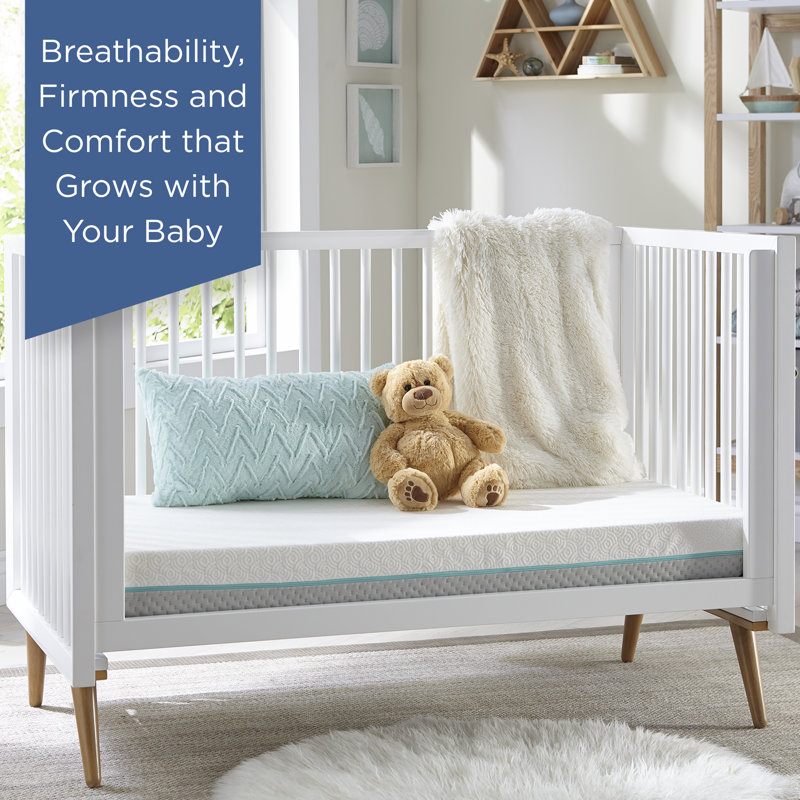 2-Stage Waterproof Standard Crib/Toddler Mattress