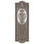 Grandeur Parthenon Plate Double Dummy with Burgundy Crystal Door Knob-533792519