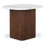 Cealain Accent Table White Calacatta Marble
