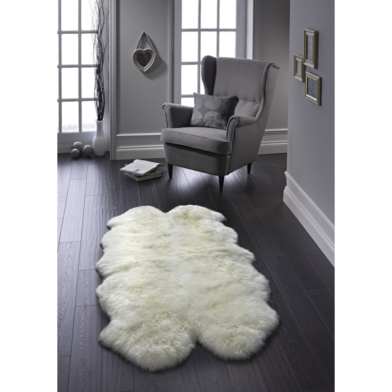 Karli Quad Natural Ivory Sheepskin 105x160cm Rug