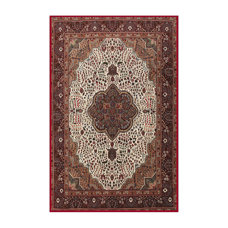 Tapis oriental brun / beige, Rectangle 5 pi x 8 pi