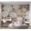 Murale fleurs sur pierres ardoise-982745041
