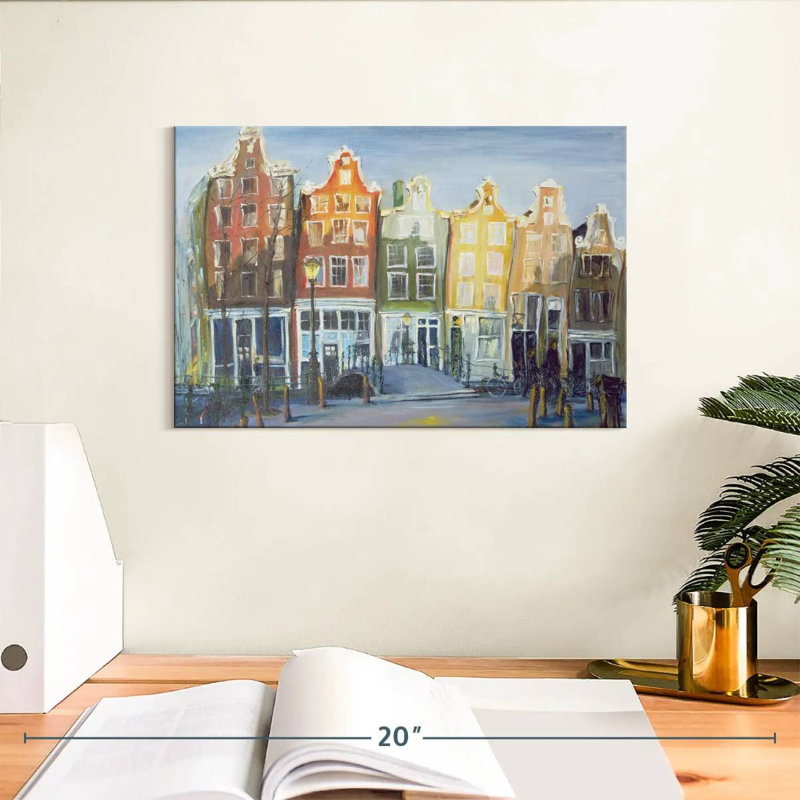 Les maisons Sireci à Amsterdam, H 8 po x l 12 po