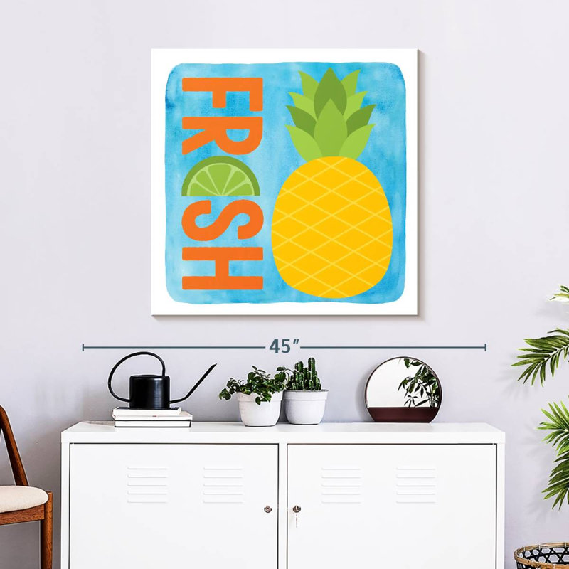 Yarlin Fresh Pineapple, 30" H x 30" W