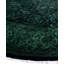 Overdyed Hand-Knotted Wool Modern-Contemporary Green Area Rug 8' 3" x 8' 4"