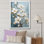 Paix bleue et blanche - impression