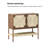 Modern Solid Wood Accent Cabinet Solid Wood Accent Cabinet