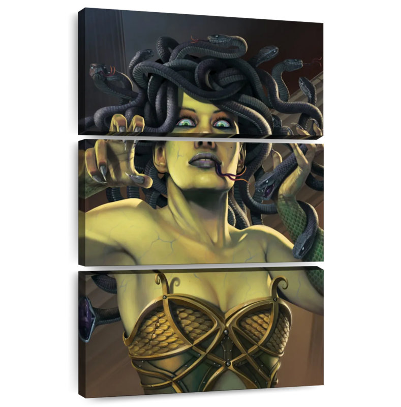 Kelan Medusa, 38" H x 24" W