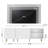 Combined Modern TV Stand For 55/60/65 Inch TV, Small Entertainment Center With Adjustable Shelf, TV Media Stand With Storage Cabinet, TV Console With Gold Legs For Living Room, Bedroom-1812904373