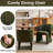 Upholstered Accent Chair - Dining Chair For Dining Room, Kitchen, & Living Room --1571742683-1571742682