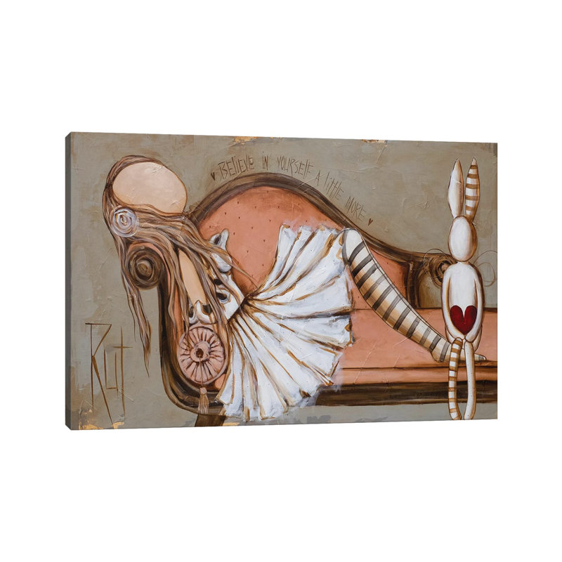 Believe - Wrapped Canvas Painting Print, 66.04 cm H x 45.72 cm W x 3.175 cm D