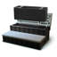Marches de rangement pour spa extérieur 36 pouces Confer Plastiques Leisure Accents, gris
