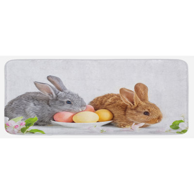 Tapis de cuisine lapin