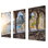 Chiesa Di San Pietro, Italie - ensemble de 3 reproductions de photos sur toiles tendues