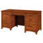 Bureau en bois massif avec classeur à 2 tiroirs