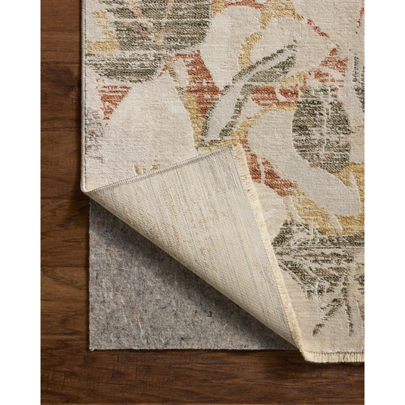 Loloi Eileen Natural / Sunrise Area Rug, Round 3'