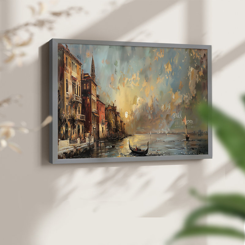 Paysage, série CLXV, reproduction encadrée, H 8 po x l 10 po, Gris