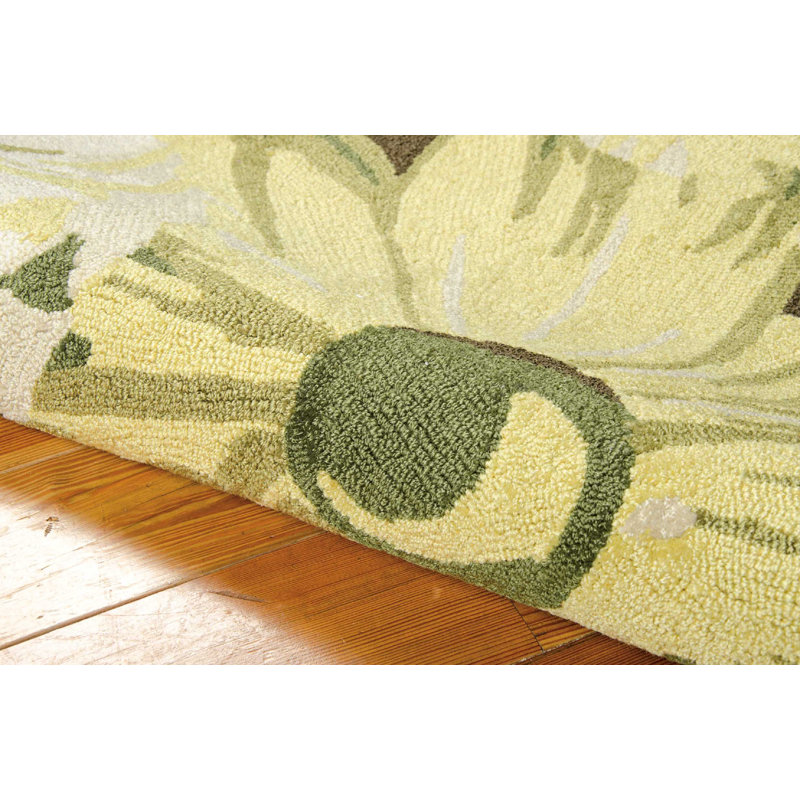 Asiha Floral Indoor Rug, Rectangle 2'6" x 4'