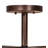 Fleur-de-lis Glass Semi Flush Mount