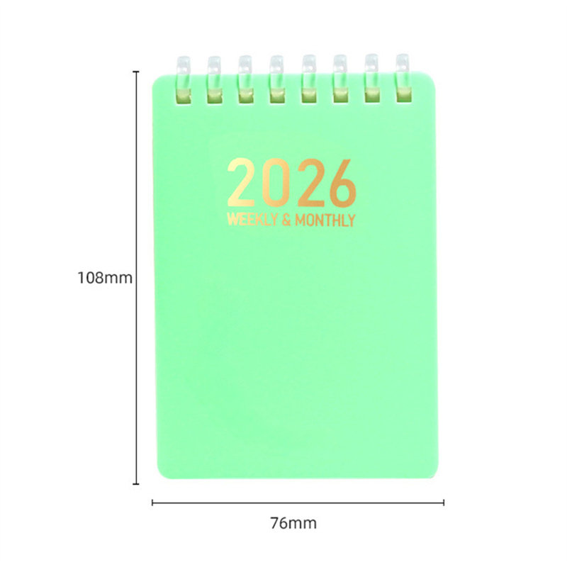 un cahier A7 Mini, Green