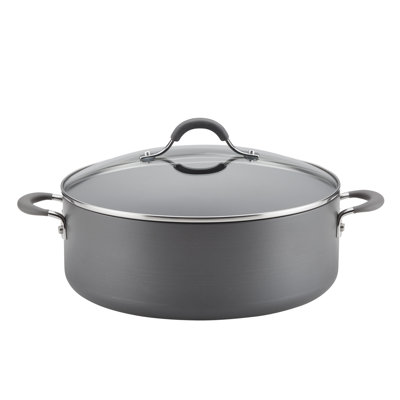 Radiance Hard-Anodized Aluminum Nonstick Wide Stockpot