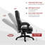 Fauteuil de massage inclinable à haut dossier