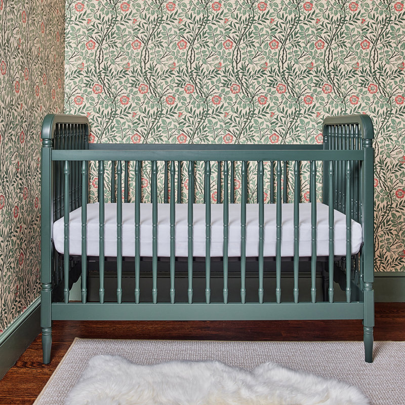 Liberty 3-in-1 Convertible Spindle Crib, Forest Green