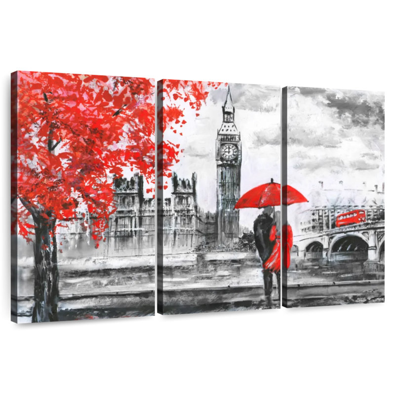 Kavia London Lovers, 24" H x 38" W