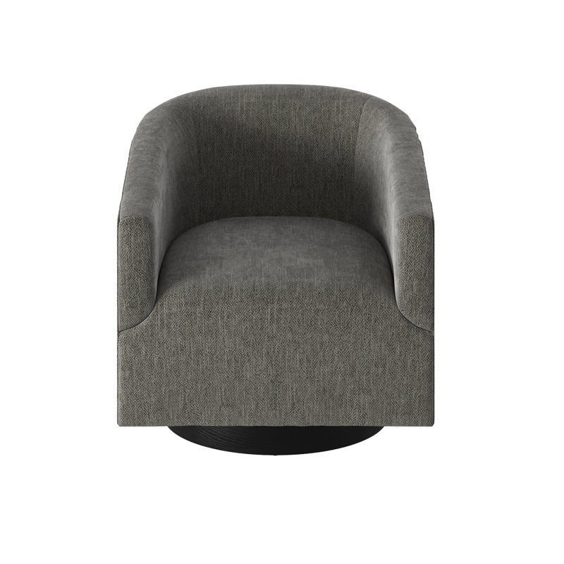 Fauteuil pivotant gris anthracite pour la station de train No Sag Springs - confortable, stable, Gris anthracite