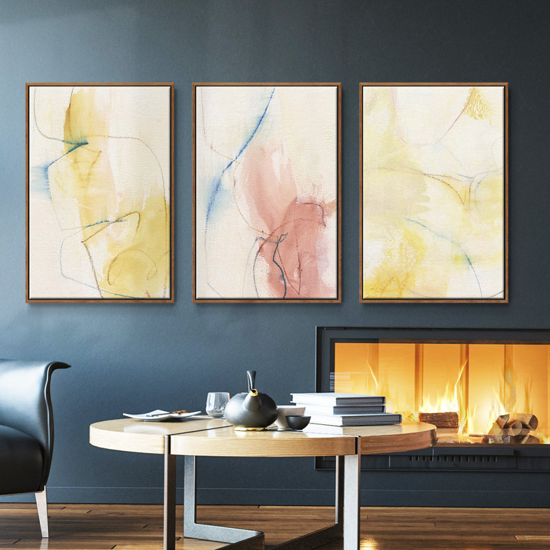 " Barxan I " 3 - Pieces, Walnut, 36" H x 72" W