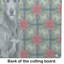 Planche à découper en verre Grey Irish Wolfhound Christmas PoinsettIas-119894528