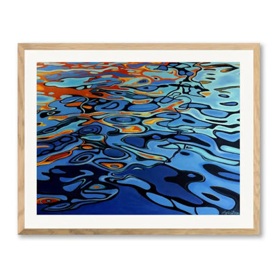 Ripples And Reflections#2 Falmouth Print by Alan Weston