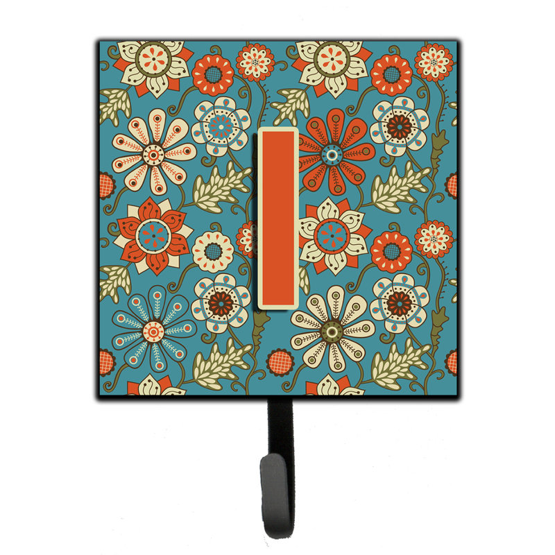 Porte-laisse rétro et crochet mural fleurs, I