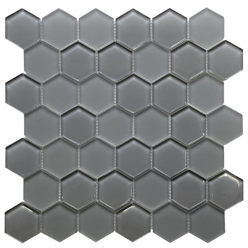 Glass Mosaic Wall & Floor Tile, Gray