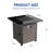 45 Inch 50,000 BTU Rectangular Wicker Fire Pit Table Propane Gas Fire Pit Table for Outside Patio-2127104621-2127104623