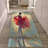 Large With Pile Soft Type Printed Rug Featuring an Intricate Geometric Design Perfect for Adding an Artistic Touch to Any Room in Your Home-834426685
