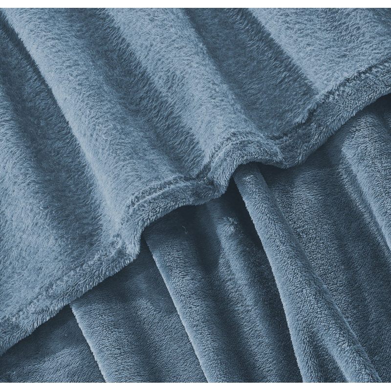 Couverture en soie Everman, Double / Grand, Bleu