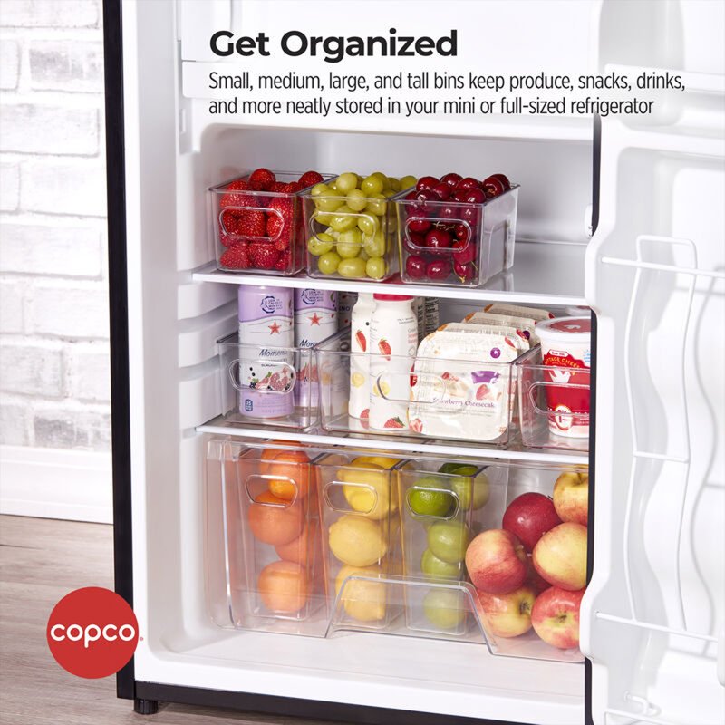 Ensemble de 4 mini-bacs transparents Copco