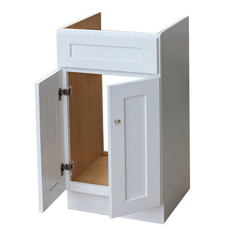 Ransom White Shaker Vanity Base Cabinet