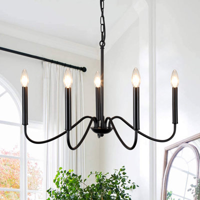  Jeneanne 5-Light Dimmable Classic/Traditional Candle Style Chandelier